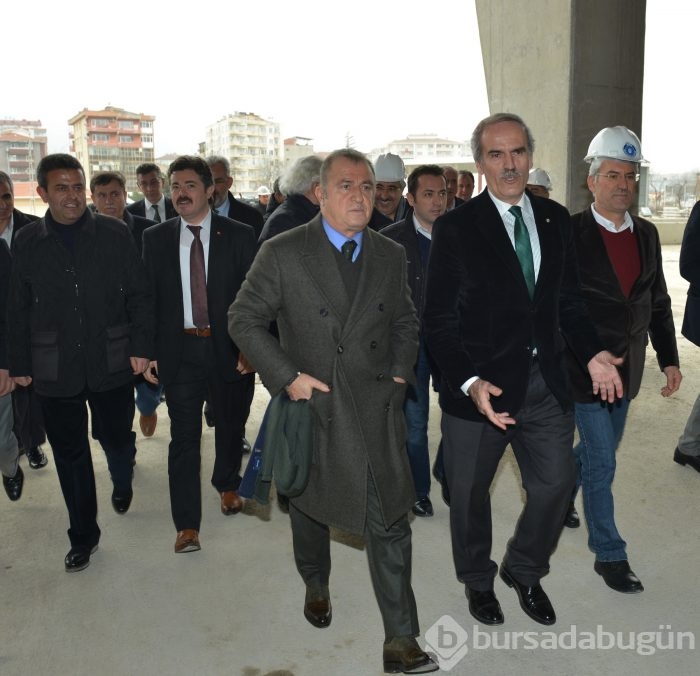 Fatih Terim Timsah Arena'yı inceledi