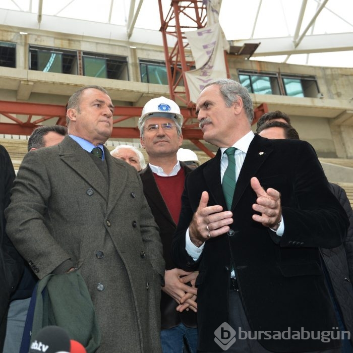Fatih Terim Timsah Arena'yı inceledi