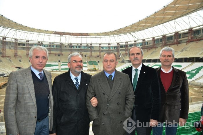 Fatih Terim Timsah Arena'yı inceledi