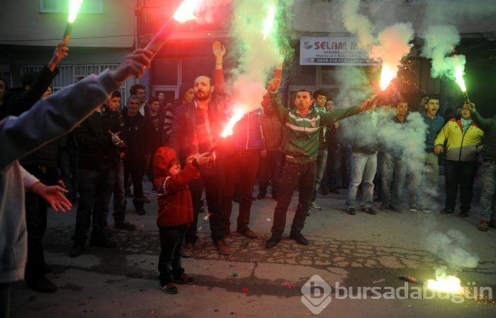 Yavuzselim'de Bursaspor coşkusu!
