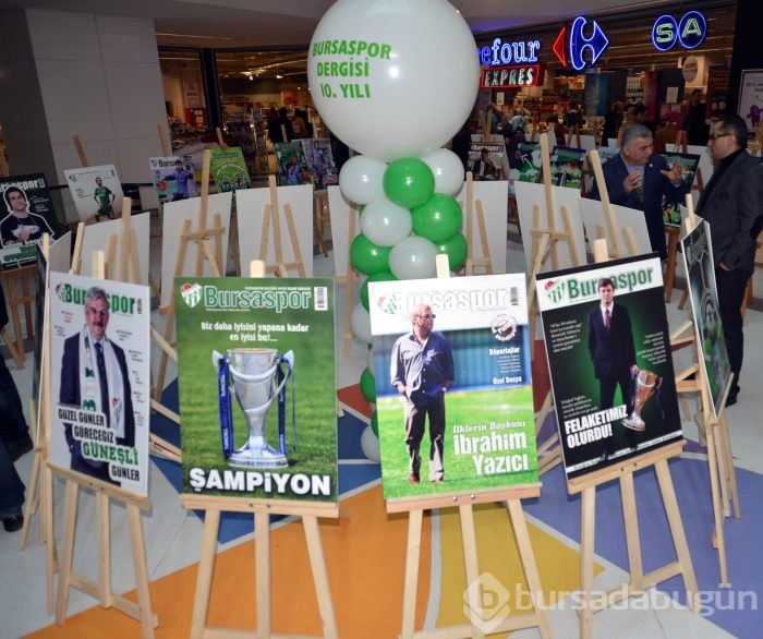 Bursaspor dergisi 10 yaşında