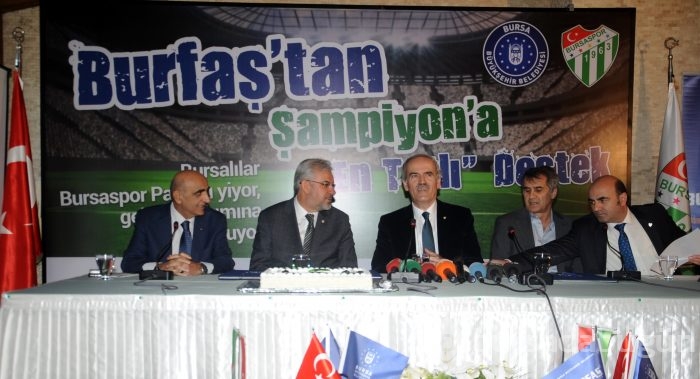 Şampiyon Bursaspor'a "tatlı" destek!