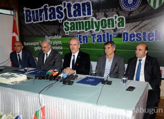 Şampiyon Bursaspor'a "tatlı" destek!