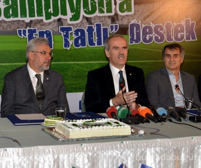 Şampiyon Bursaspor'a "tatlı" destek!