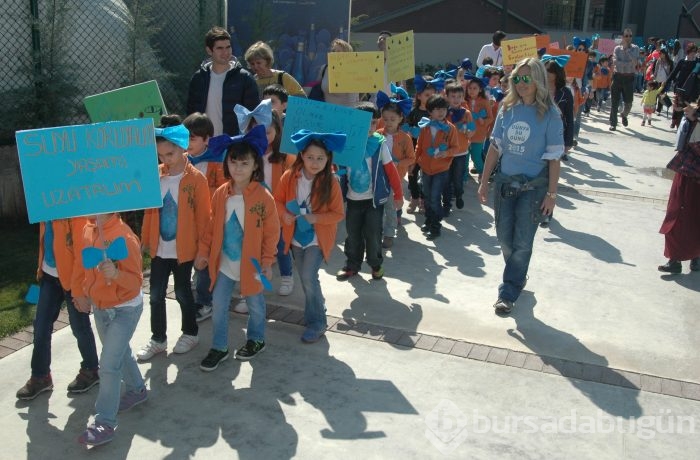 Doğa'lı minikler suyun önemine dikkat çektiler...