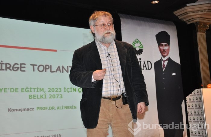 BUSİAD'ın bu ayki konuğu Prof. Dr. Ali Nesin oldu...