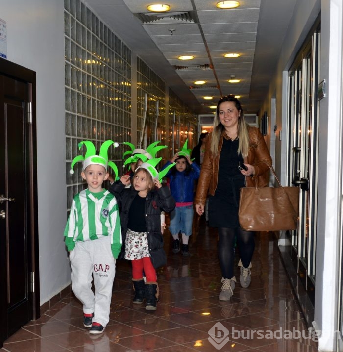 Özlüce Anaokulu öğrencilerinin Bursaspor coşkusu!
