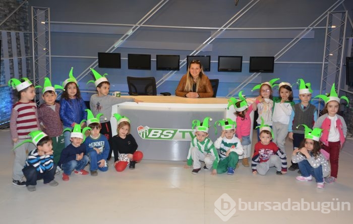 Özlüce Anaokulu öğrencilerinin Bursaspor coşkusu!