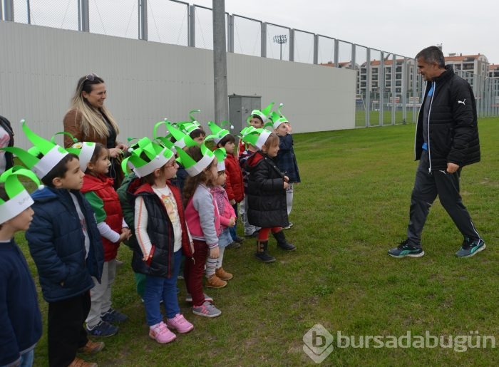 Özlüce Anaokulu öğrencilerinin Bursaspor coşkusu!