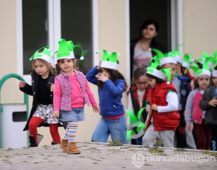 Özlüce Anaokulu öğrencilerinin Bursaspor coşkusu!