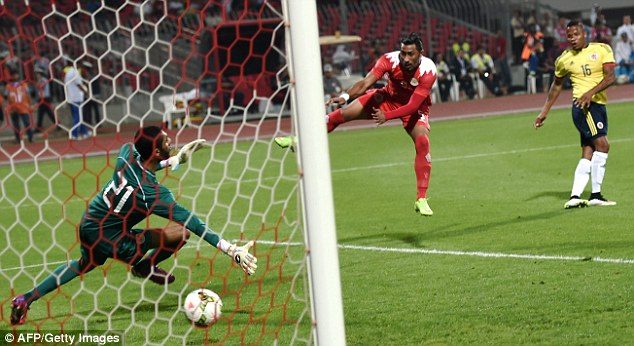 Kolombiya Bahreyn'i gole boğdu!