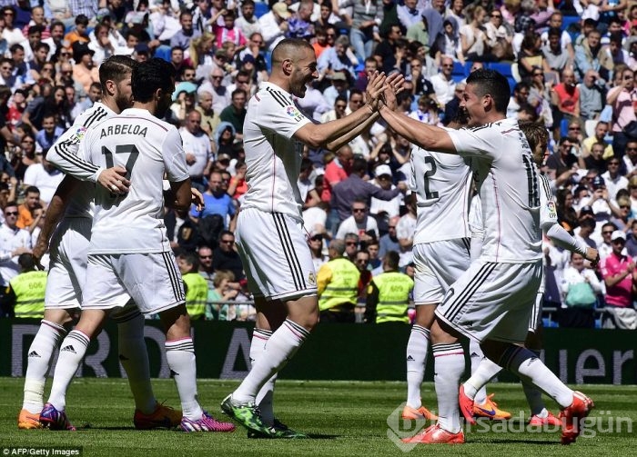Real Madrid'den 9 gollü galibiyet