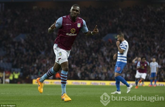 Benteke Aston Villa'yı ipten aldı!