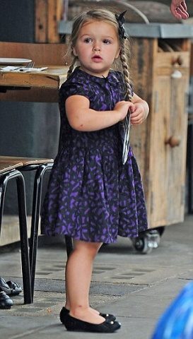 Minik moda ikonu Harper Beckham'ın en şık halleri