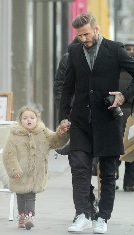 Minik moda ikonu Harper Beckham'ın en şık halleri