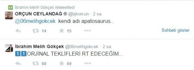 Melih Gökçek dinozorlar için isim sordu twitter yıkıldı