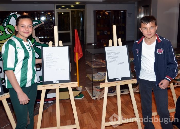 Bursaspor sevgisini kağıda döken minikler ödüllendirildi!