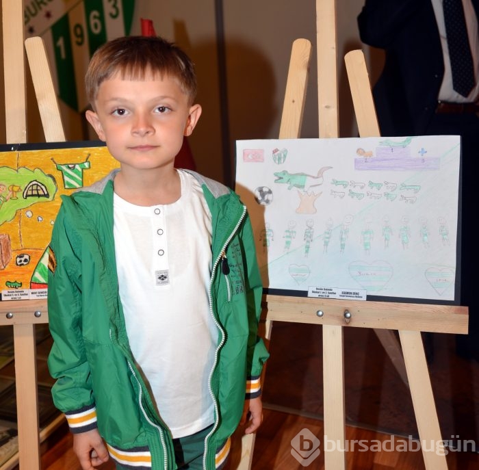 Bursaspor sevgisini kağıda döken minikler ödüllendirildi!