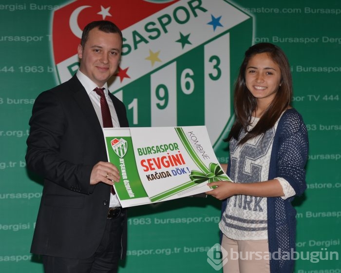 Bursaspor sevgisini kağıda döken minikler ödüllendirildi!