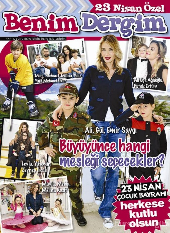 Ünlülerden 23 Nisan'a özel pozlar
