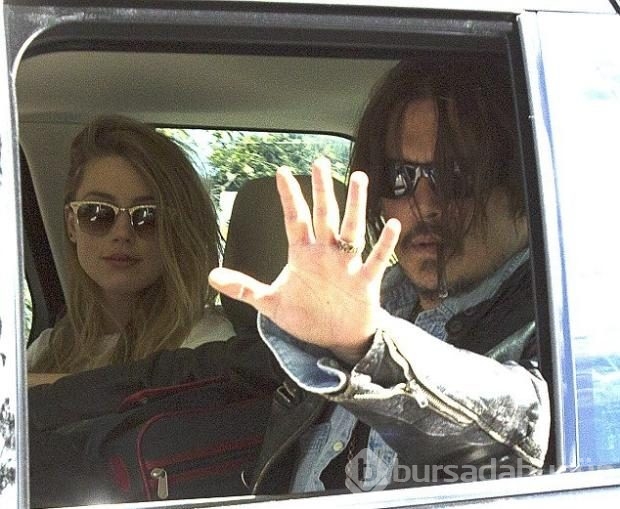 Bay ve bayan Depp düğün sonrası ilk kez görüntülendi