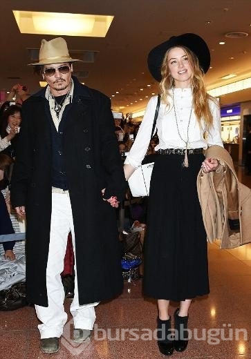 Bay ve bayan Depp düğün sonrası ilk kez görüntülendi