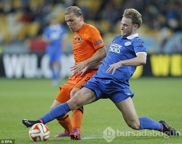 Club Brugge Dnipro'ya boyun eğdi!