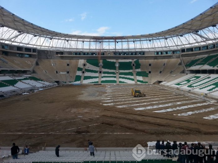 Bursaspor taraftarlarından Timsah Arena'ya çıkarma