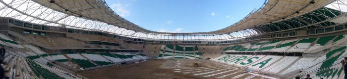 Bursaspor taraftarlarından Timsah Arena'ya çıkarma