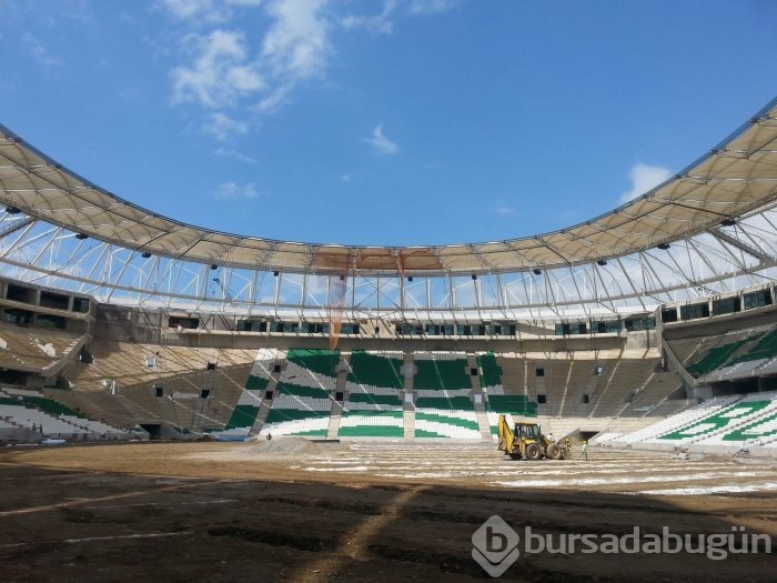 Bursaspor taraftarlarından Timsah Arena'ya çıkarma