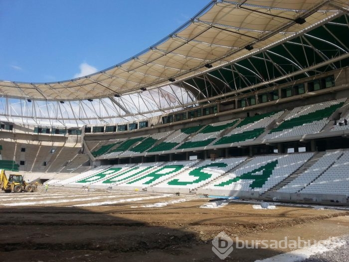 Bursaspor taraftarlarından Timsah Arena'ya çıkarma