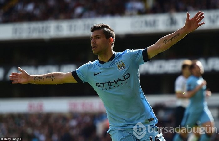 Manchester City'i Sergio Aguero sırtladı!