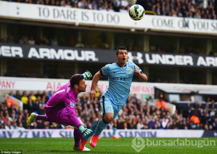 Manchester City'i Sergio Aguero sırtladı!