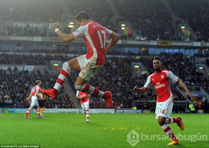 Arsenal'de Alexis Sanchez şov!