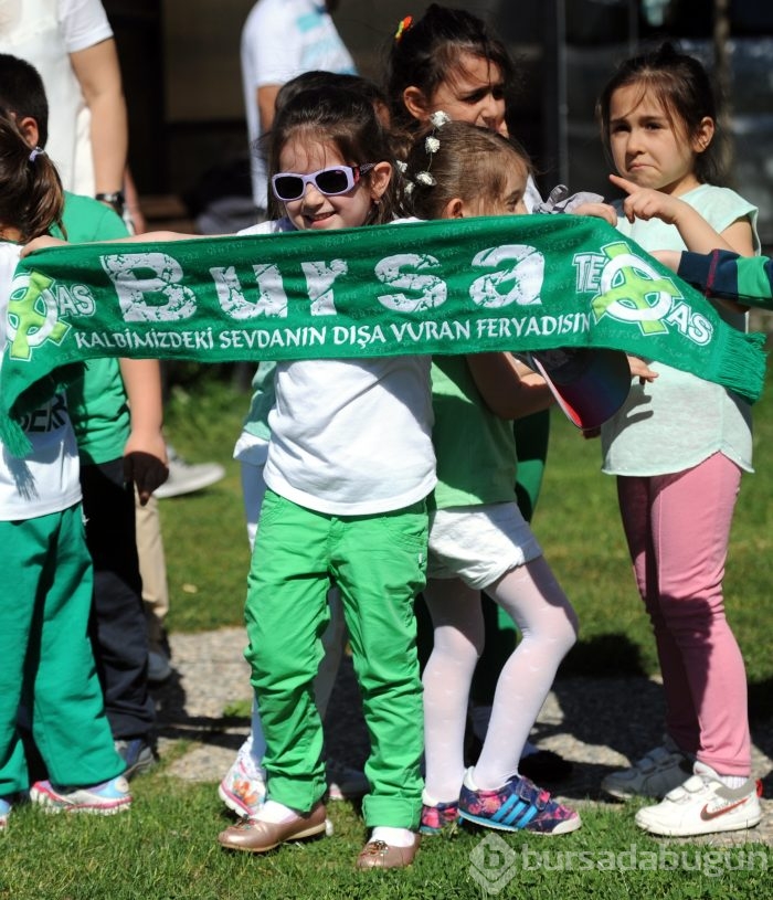 Emine Örnek Anaokulu'ndan Bursaspor'a moral desteği!