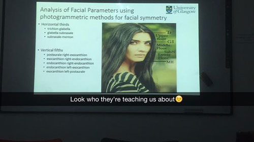 Tuba Büyüküstün'ün güzelliği üniversitede ders konusu oldu