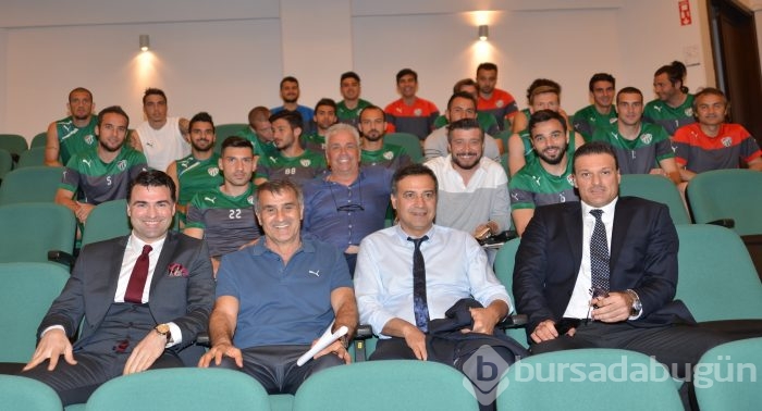 TPFD'den Bursasporlu futbolculara seminer