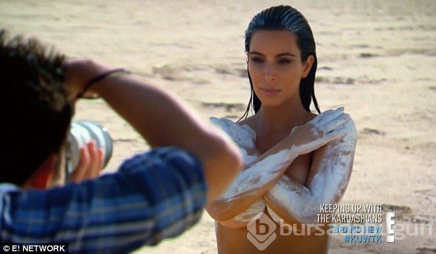 Kim Kardashian çırılçıplak poz verdi
