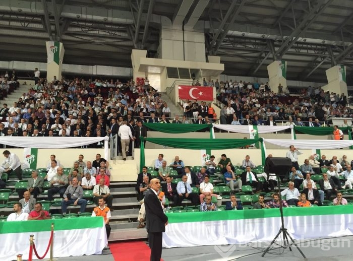 Bursaspor kongresinde büyük heyecan yaşandı!