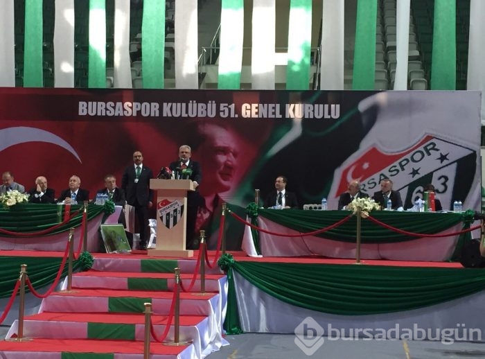 Bursaspor kongresinde büyük heyecan yaşandı!