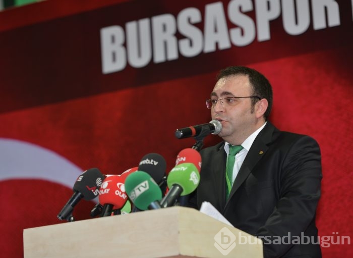 Bursaspor kongresinde büyük heyecan yaşandı!