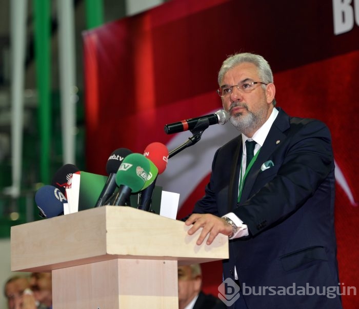 Bursaspor kongresinde büyük heyecan yaşandı!