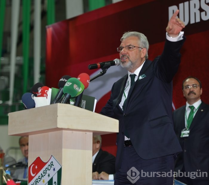 Bursaspor kongresinde büyük heyecan yaşandı!