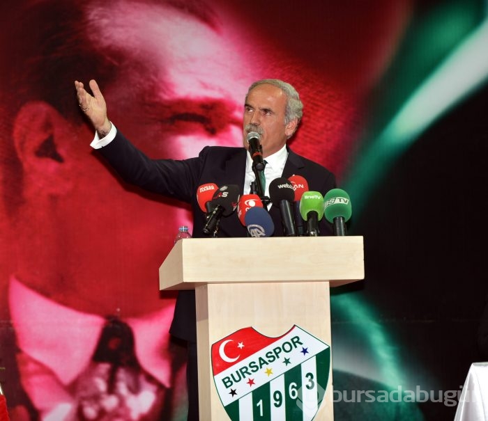 Bursaspor kongresinde büyük heyecan yaşandı!