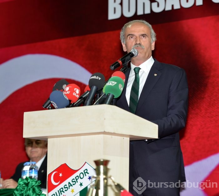 Bursaspor kongresinde büyük heyecan yaşandı!