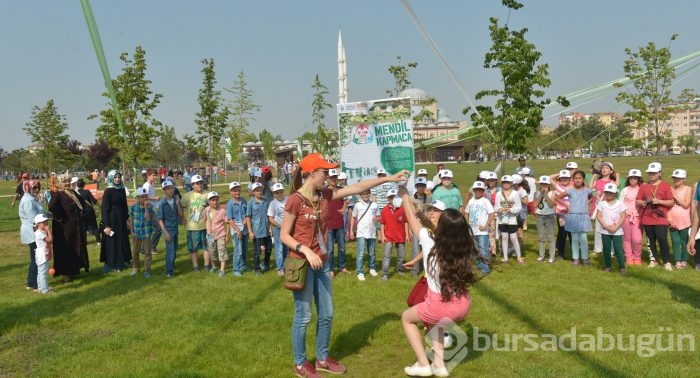 Hüdavendigar parkı'na şenlik havasında açılış...