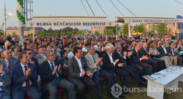Hüdavendigar parkı'na şenlik havasında açılış...