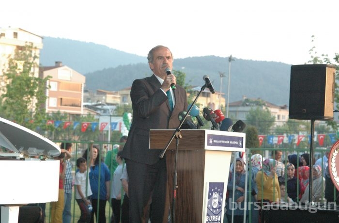 Hüdavendigar parkı'na şenlik havasında açılış...