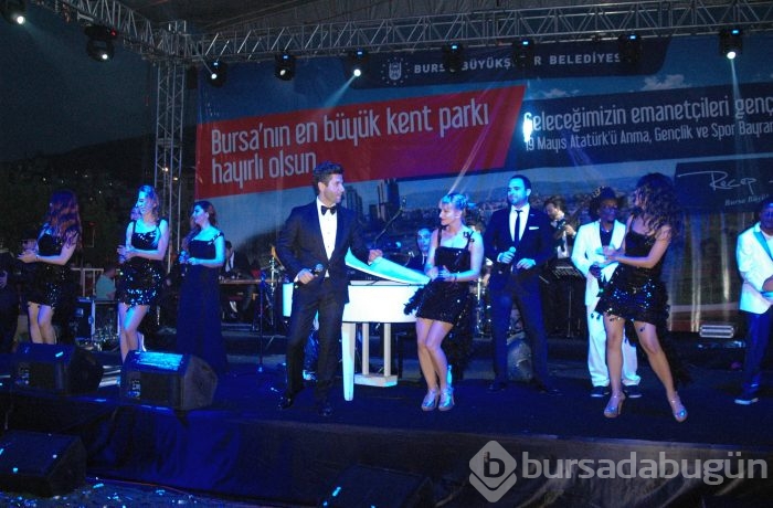 Hüdavendigar parkı'na şenlik havasında açılış...