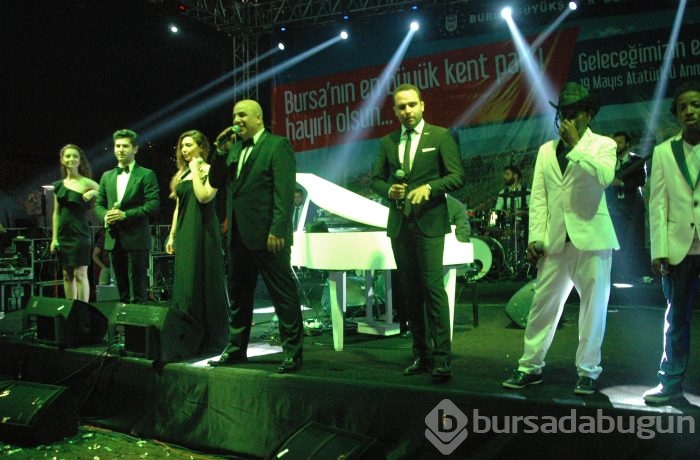 Hüdavendigar parkı'na şenlik havasında açılış...